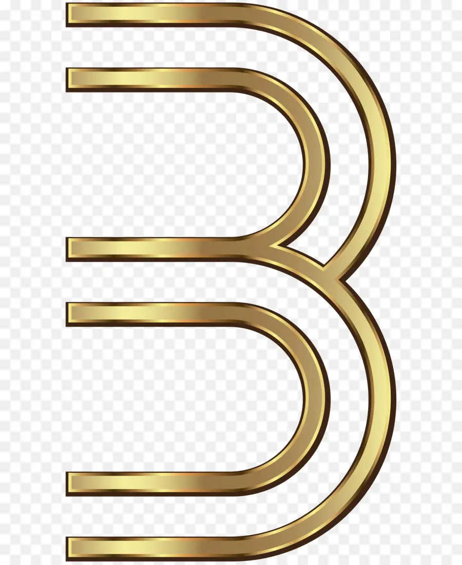 Golden B，ข PNG