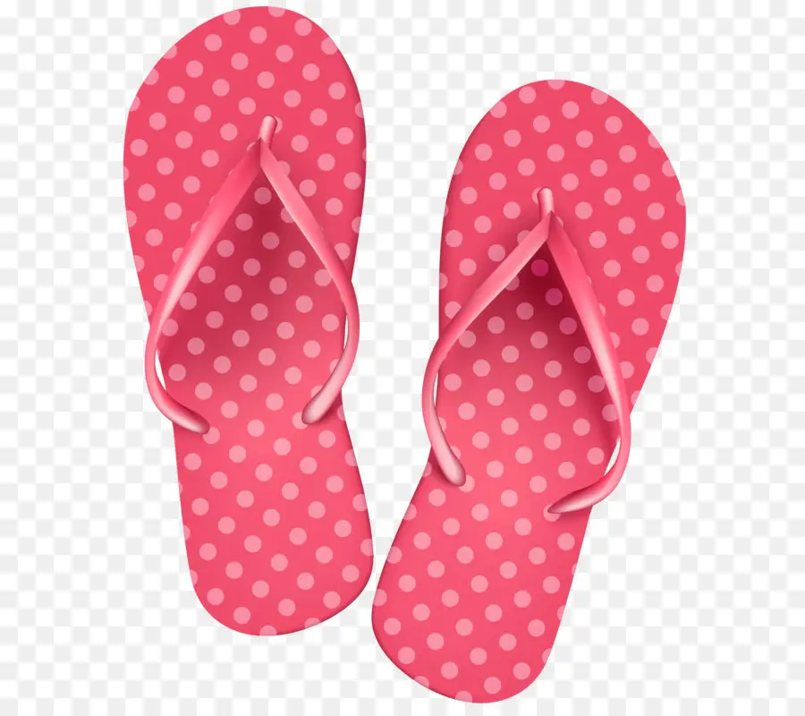 Polka Dot Flip Flops，ฤดูร้อน PNG