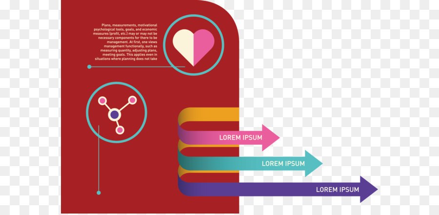 อินโฟกราฟิกกับลูกศร，แผนผัง PNG