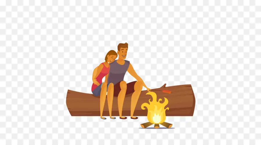 คู่โดย Campfire，การตั้งแคมป์ PNG