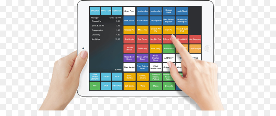 แท็บเล็ตที่มีระบบ Pos，หน้าจอสัมผัส PNG