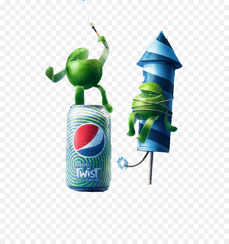 Pepsi Twist สามารถ，มะนาว PNG