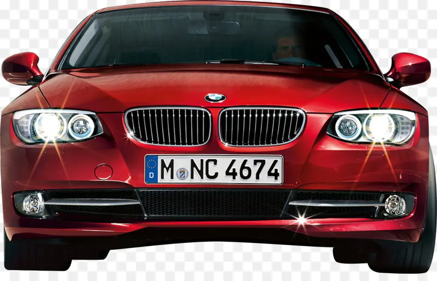 รถ Bmw สีแดง，รถยนต์ PNG