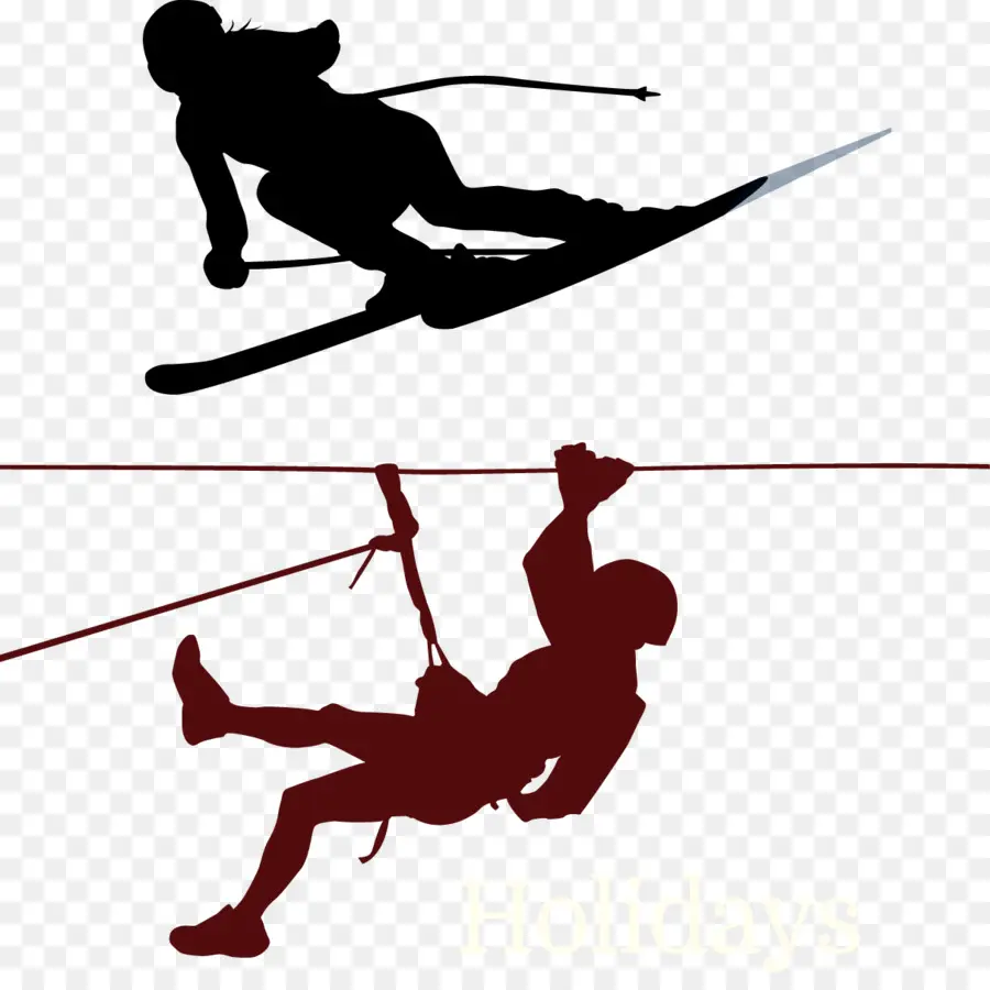 การเล่นสกีและภาพเงา Ziplining，กีฬา PNG