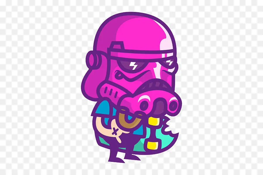 Stormtrooper สีชมพู，หมวกนิรภัย PNG