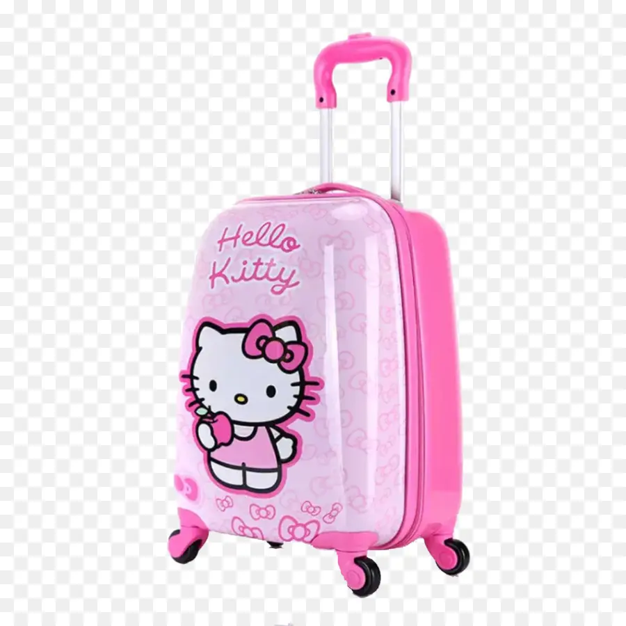 Hello Kitty Pink Luggage，กระเป๋าเดินทาง PNG