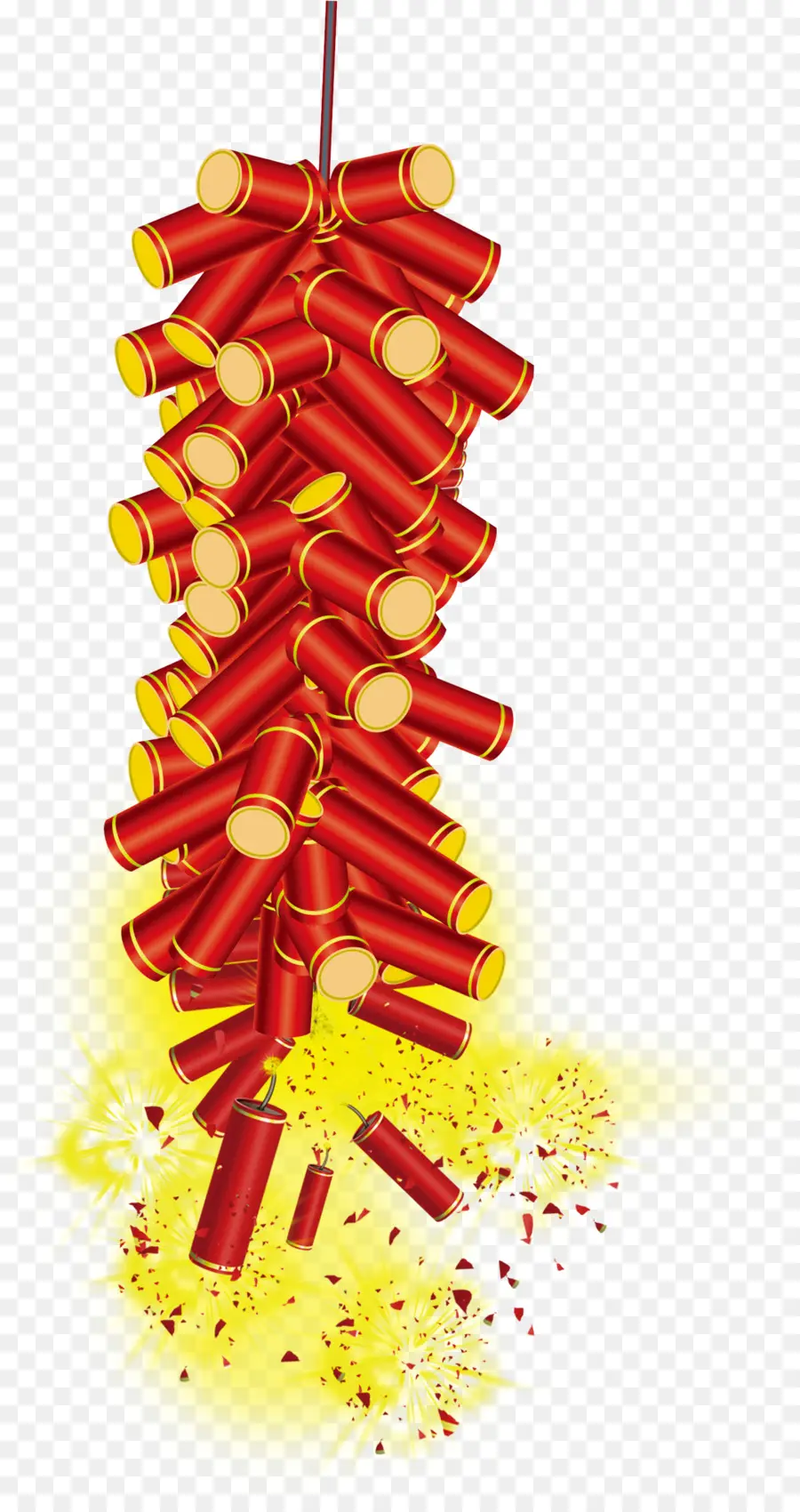 Firecrackers สีแดง，การระเบิด PNG