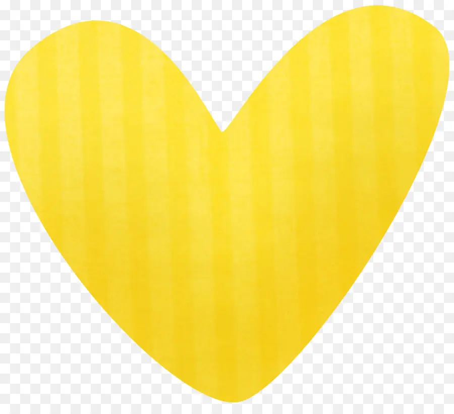 สีเหลือง，หัวใจ PNG
