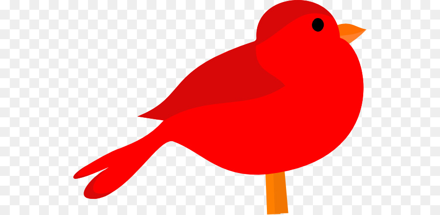นก，สีแดง PNG