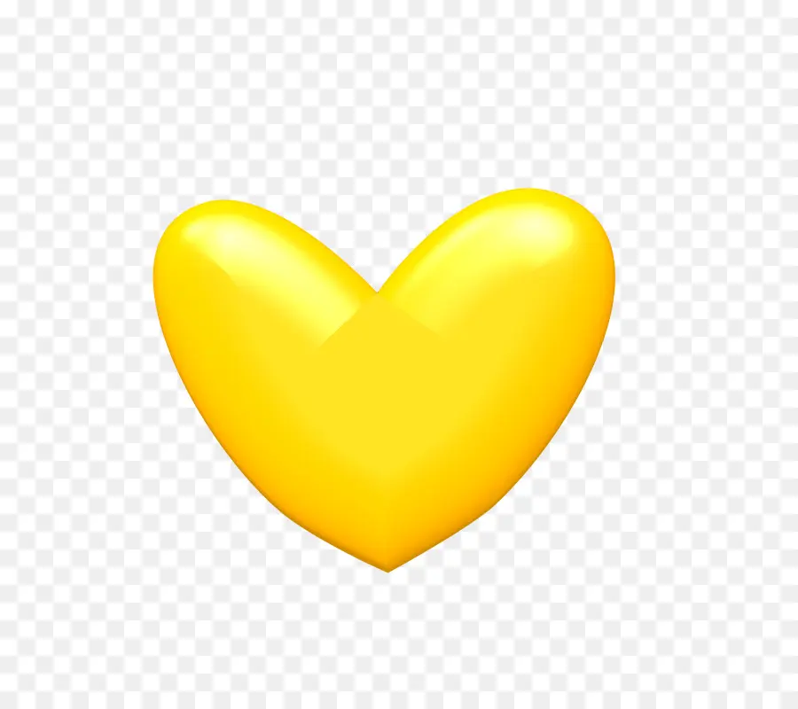สีเหลือง，หัวใจ PNG