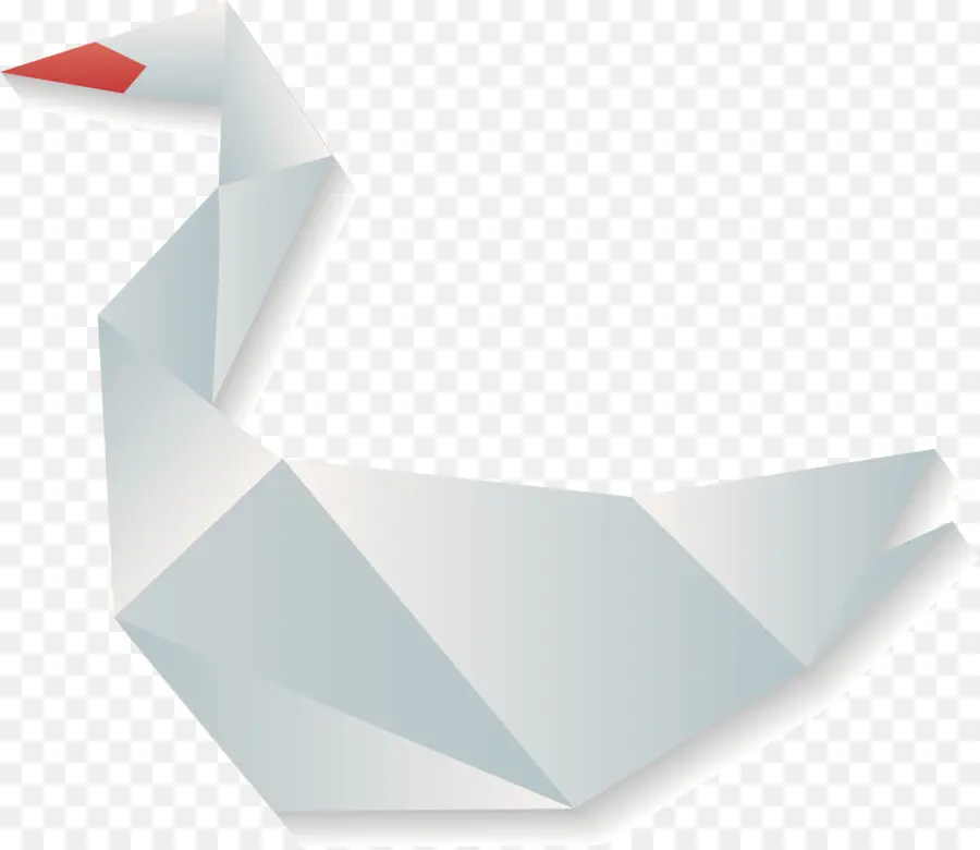 Origami Swan，กระดาษ PNG