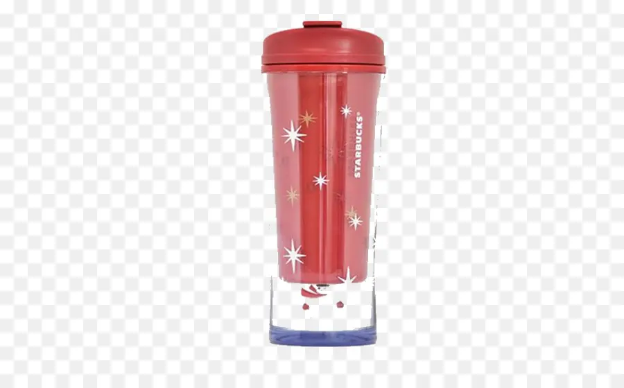 Tumbler Red Starbucks，โลโก้ PNG