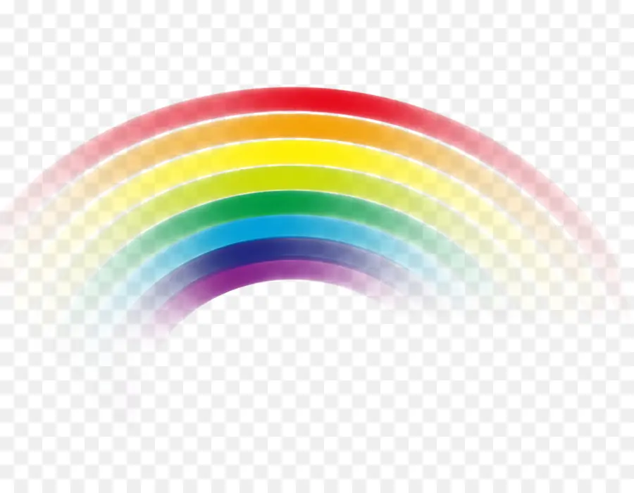 Rainbow Swoosh，มีสีสัน PNG