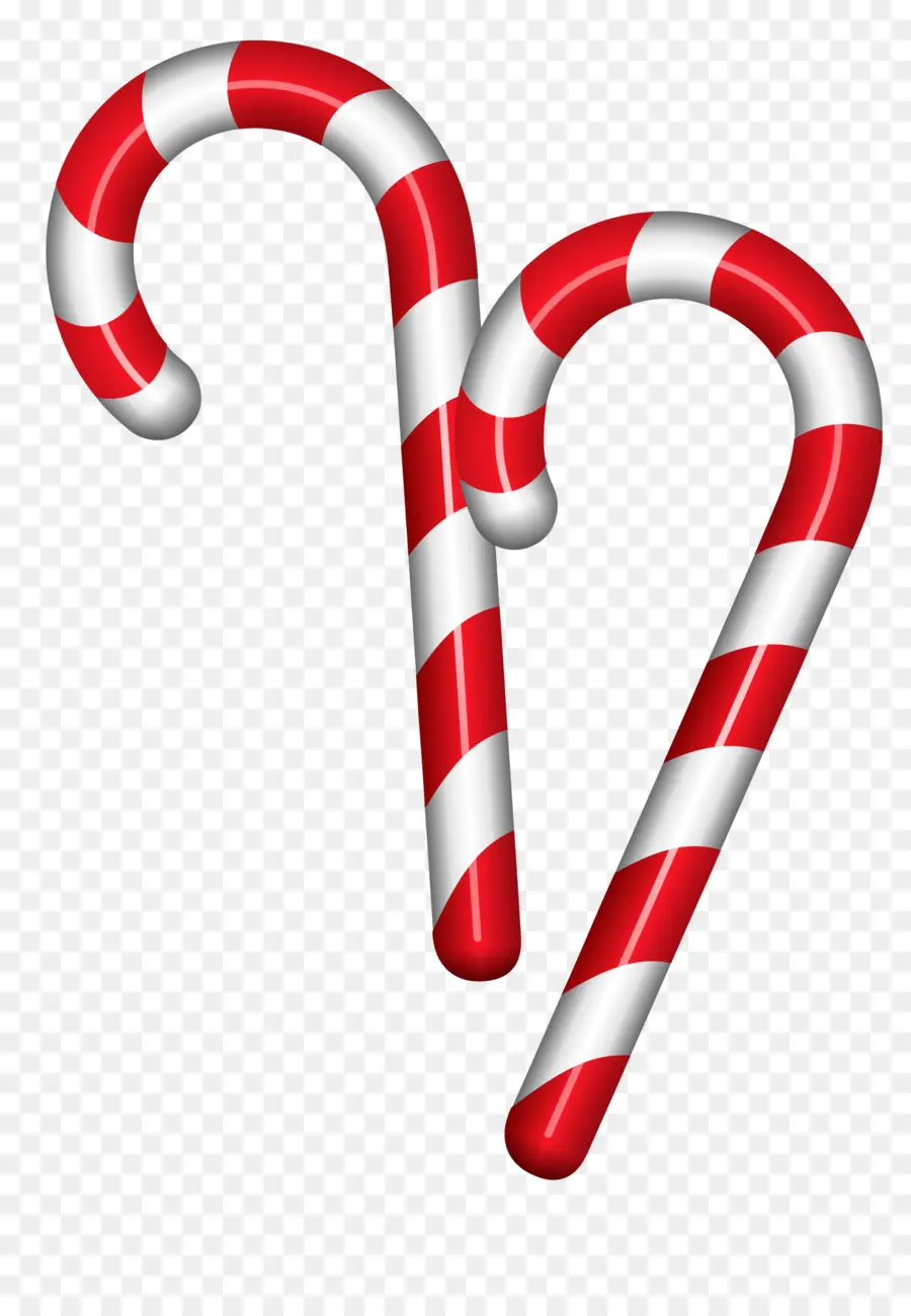 Candy Canes，สีแดง PNG