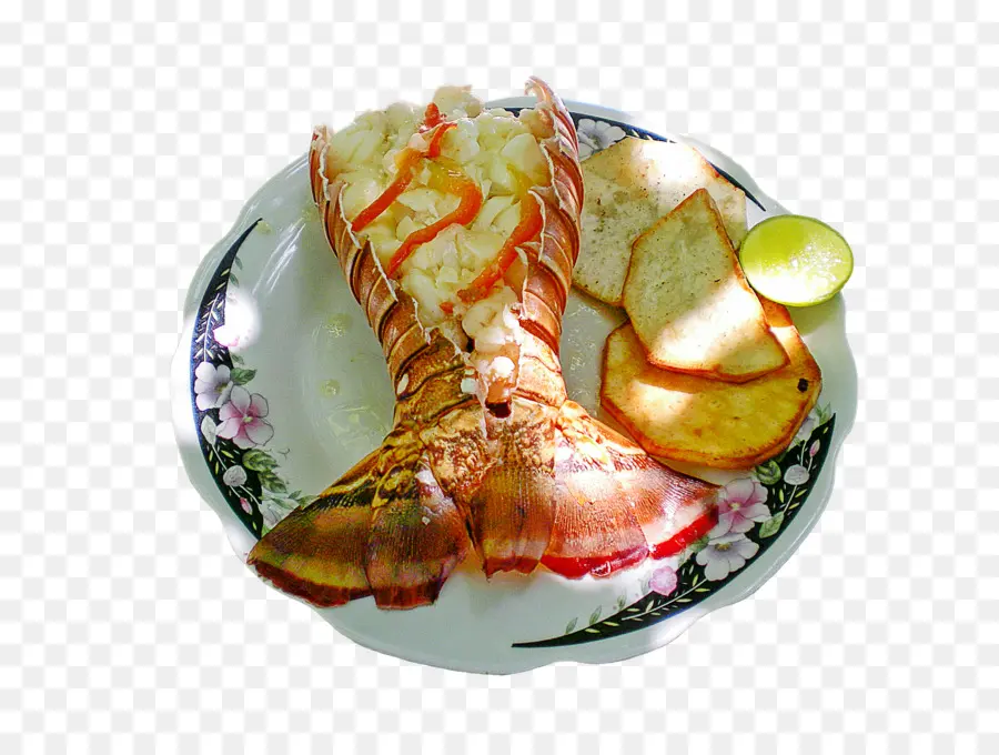 หางกุ้งมังกร，อาหารทะเล PNG