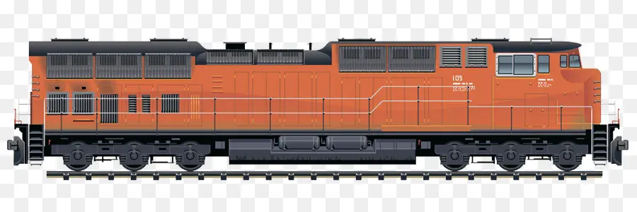 รถไฟสีส้ม，หัวรถจักร PNG