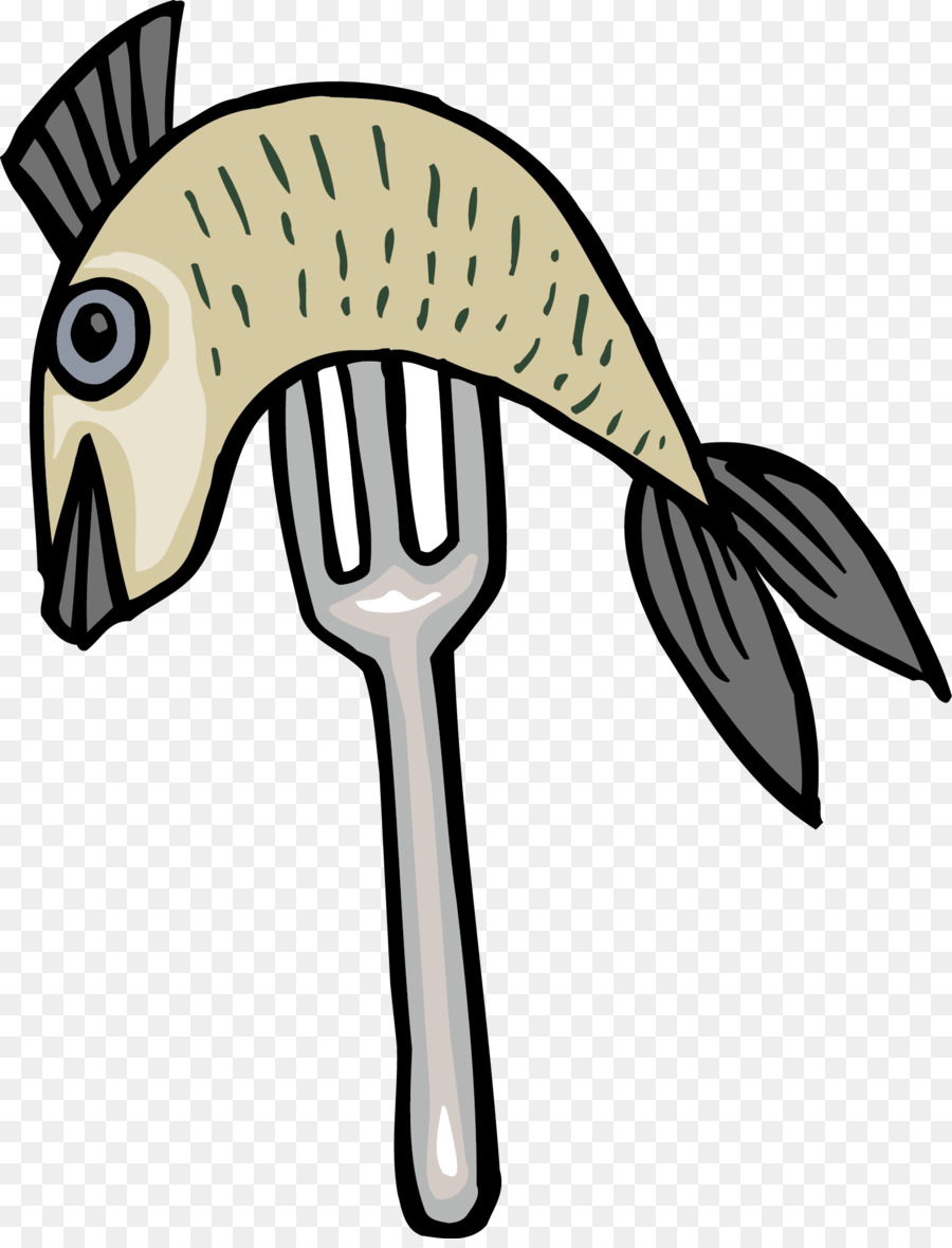 ส้อม，ปลา PNG