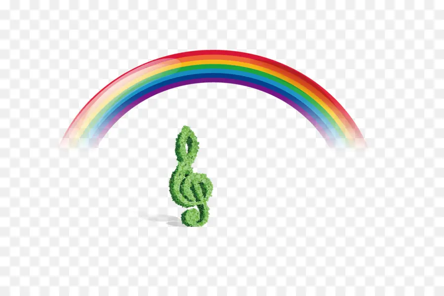 Rainbow และ Music Note，รุ้ง PNG