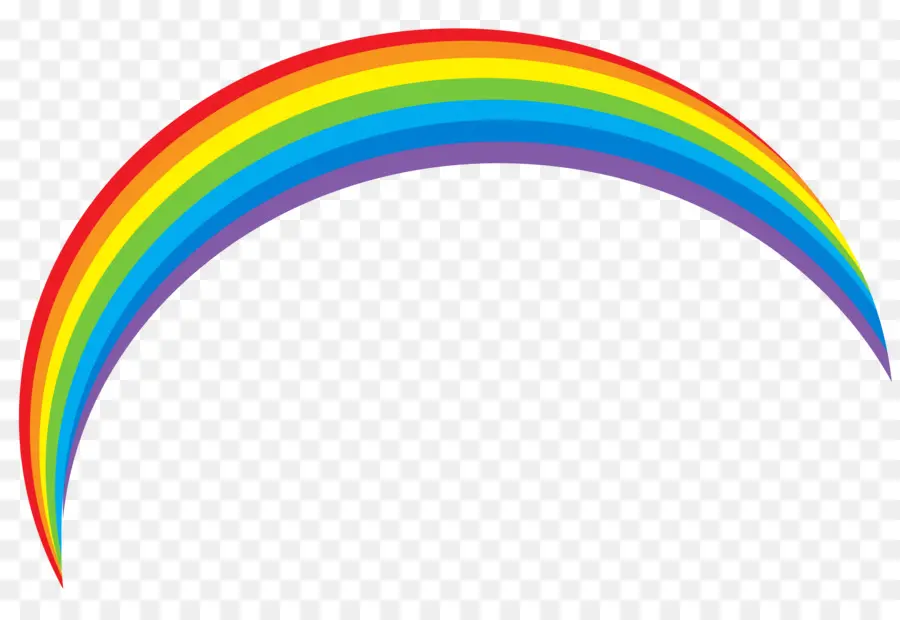 Rainbow Swoosh，มีสีสัน PNG