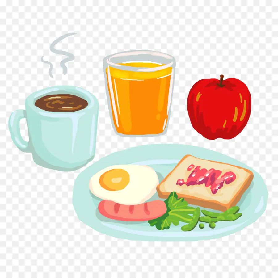 อาหารเช้า，กาแฟ PNG