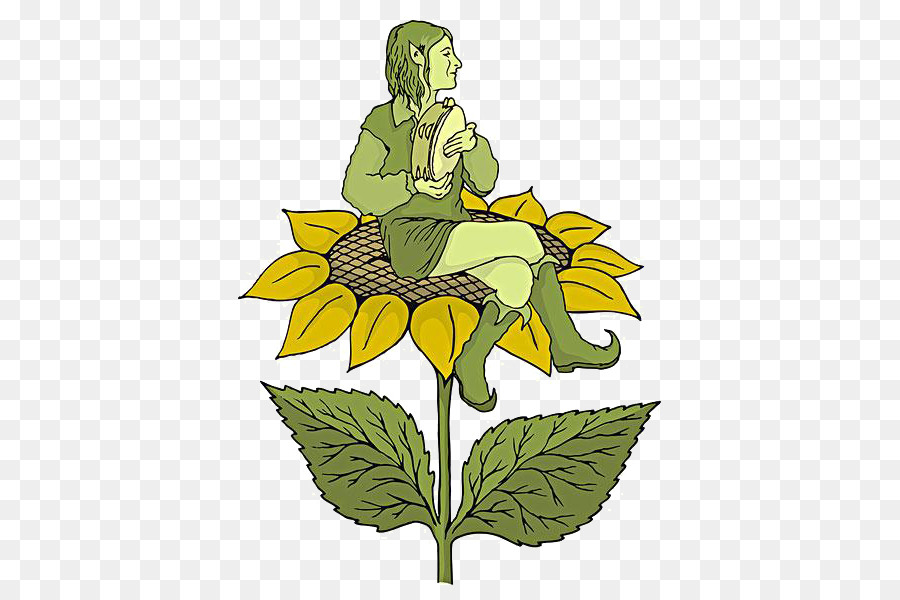 เหมือนกัน Sunflower，วาด PNG