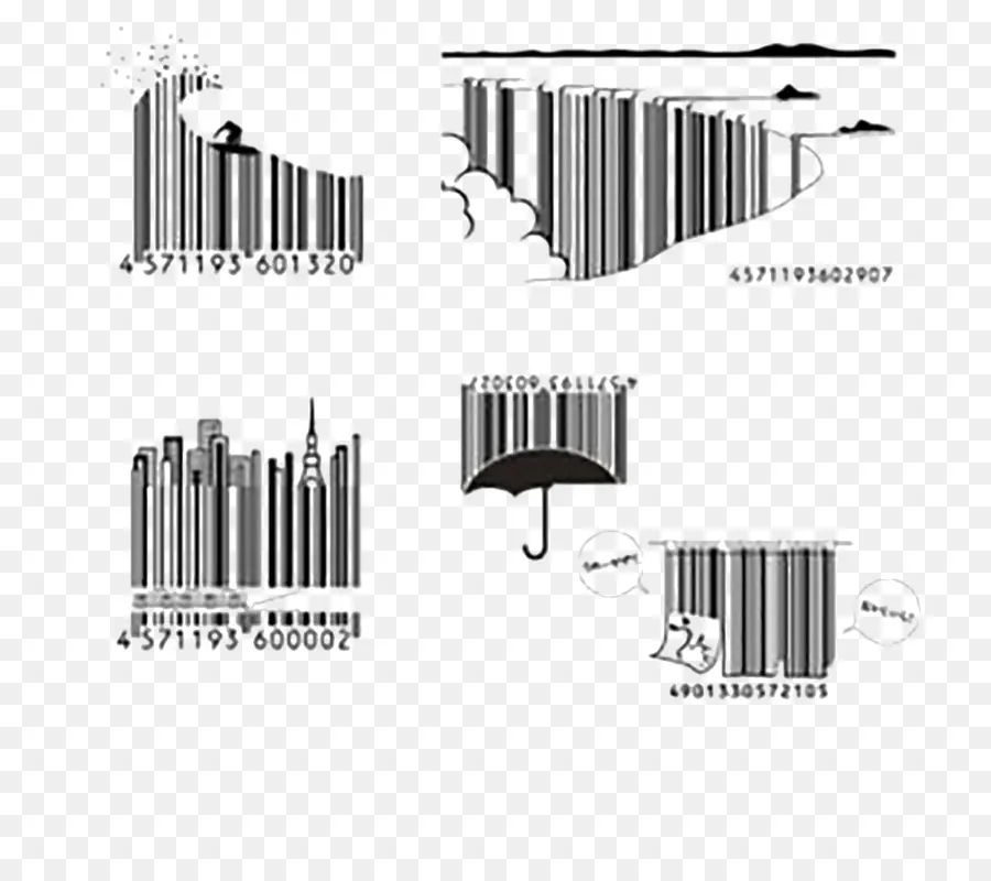 บาร์โค้ด，ศิลปะ PNG