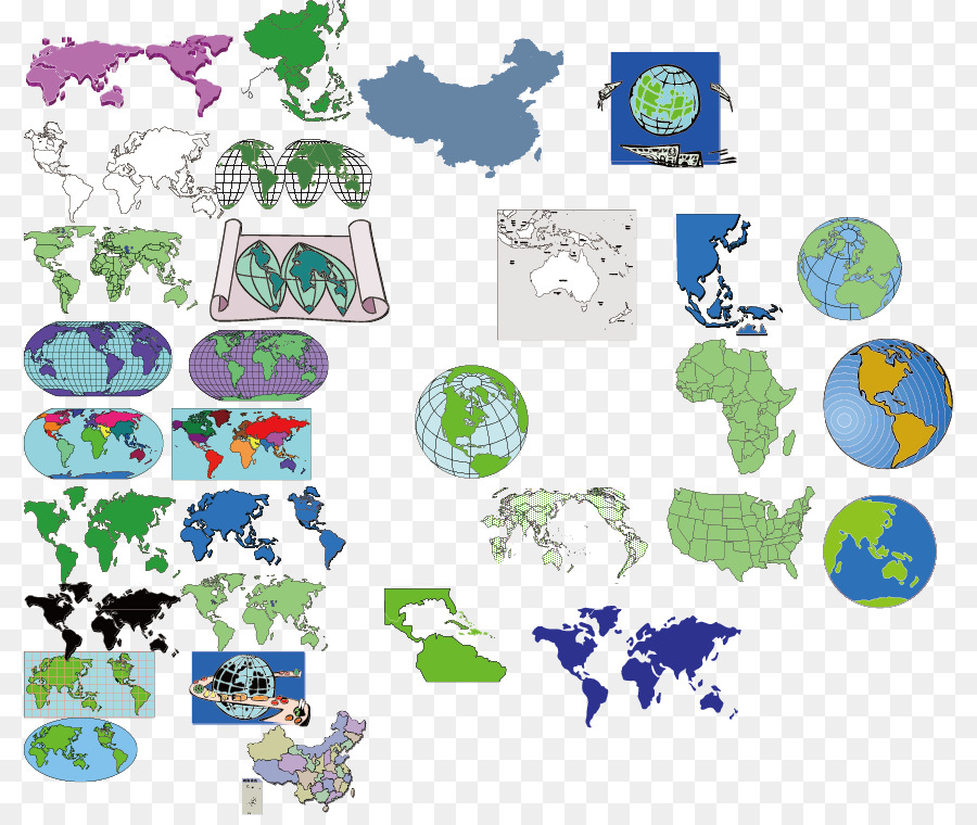 แผนที่โลก，ทวีป PNG