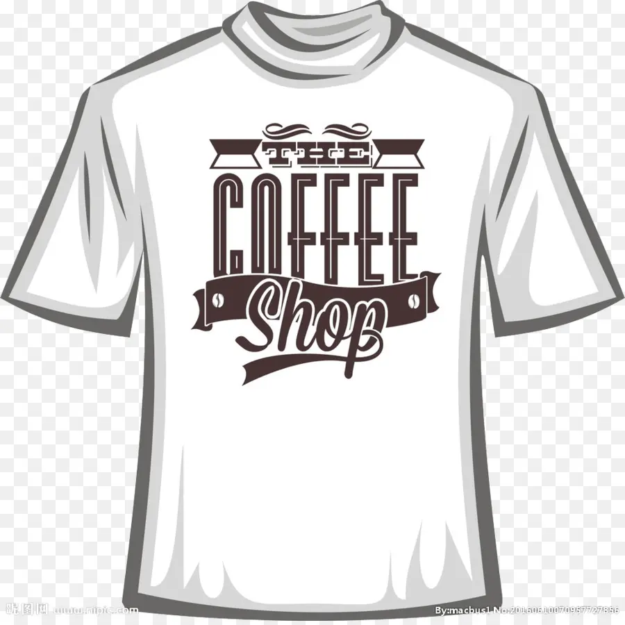 เสื้อยืด，กาแฟ PNG