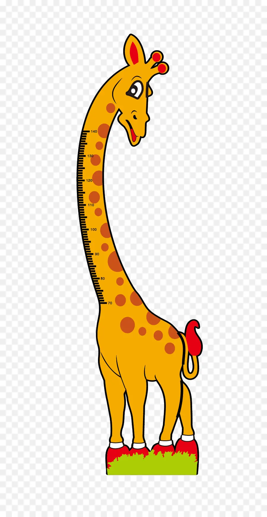 แผนภูมิความสูงของ Giraffe，สัตว์ PNG