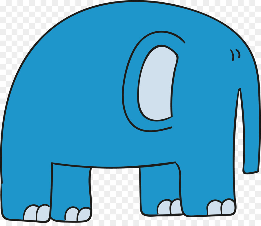 สีน้ำเงิน，ช้าง PNG