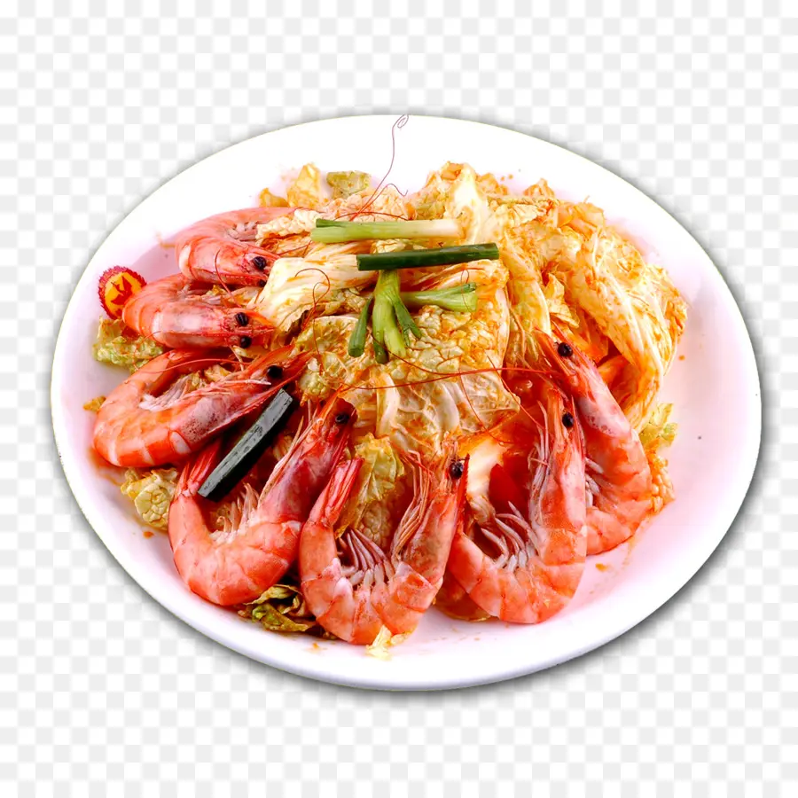 จานกุ้ง，อาหารทะเล PNG