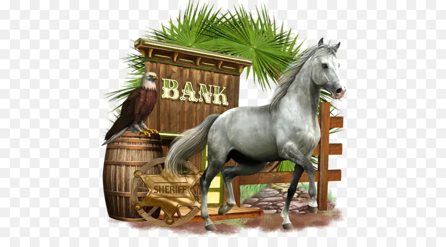 ม้าและนกอินทรี，Wild West PNG