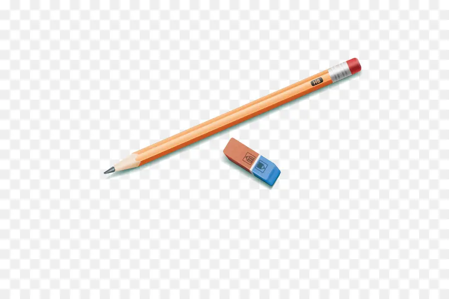 ดินสอ，ยางลบ PNG
