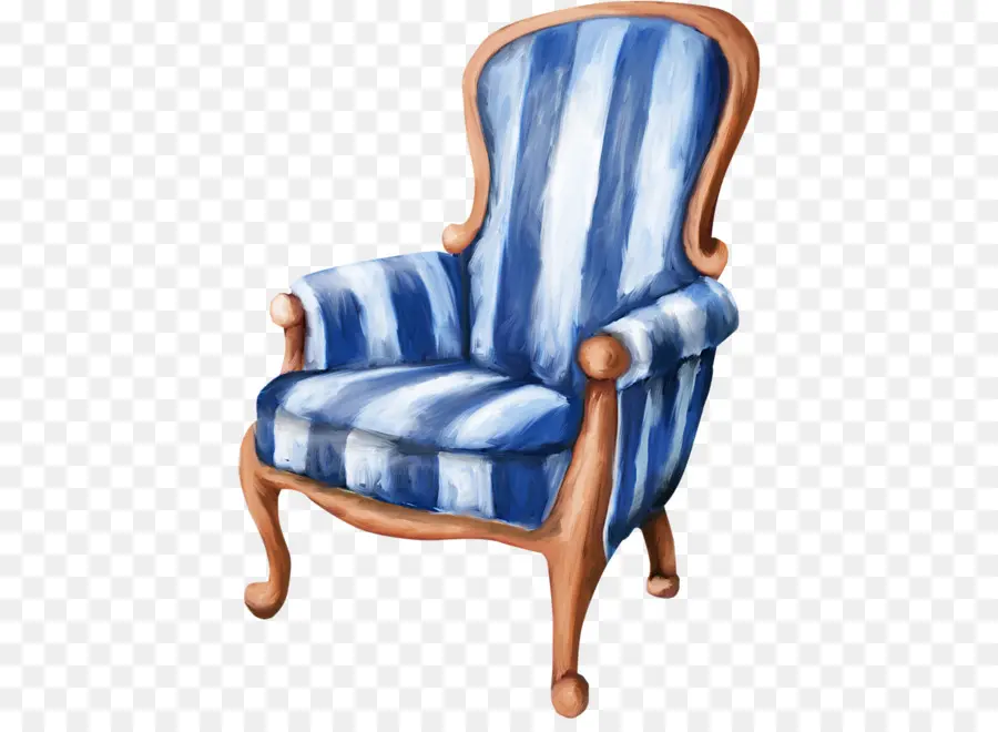 เก้าอี้，สีน้ำเงิน PNG