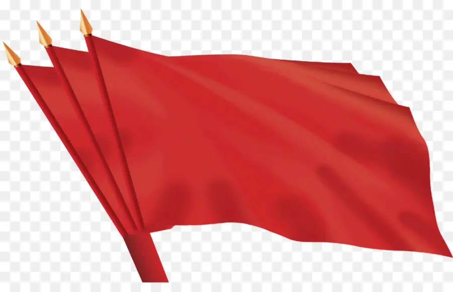 ธง，สีแดง PNG