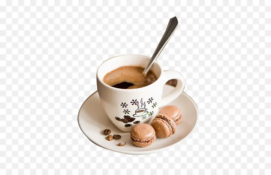 ถ้วยกาแฟ，Macarons PNG