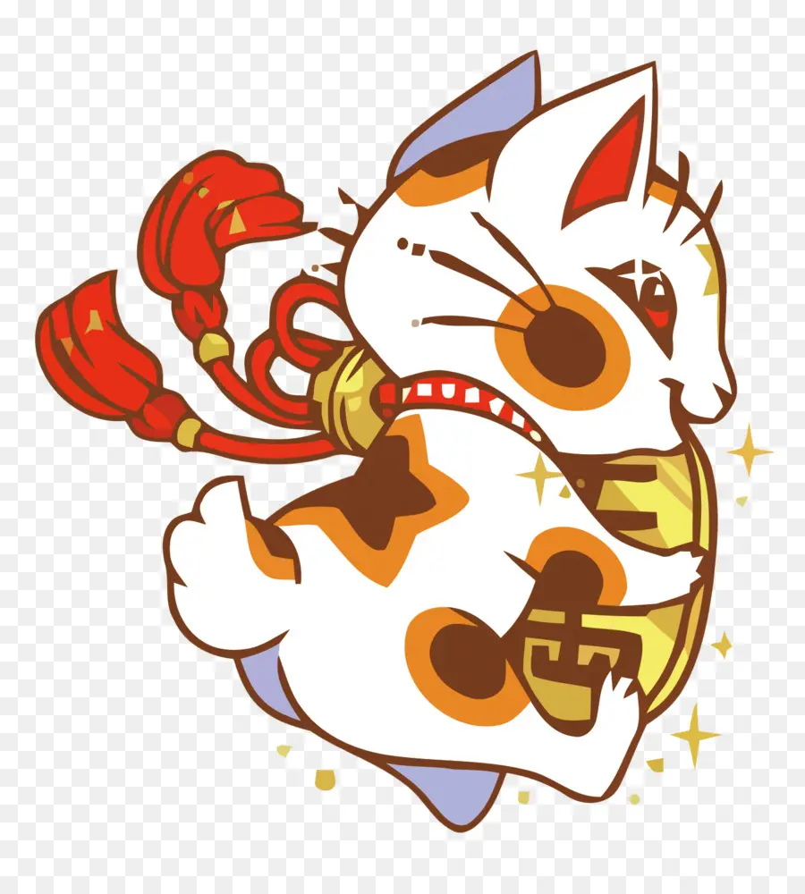 แมวโชคดี，Manekineko PNG