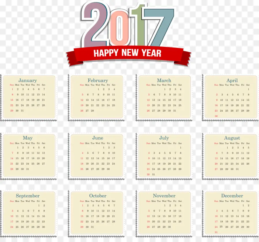 ปฏิทิน 2017，ปีใหม่ PNG