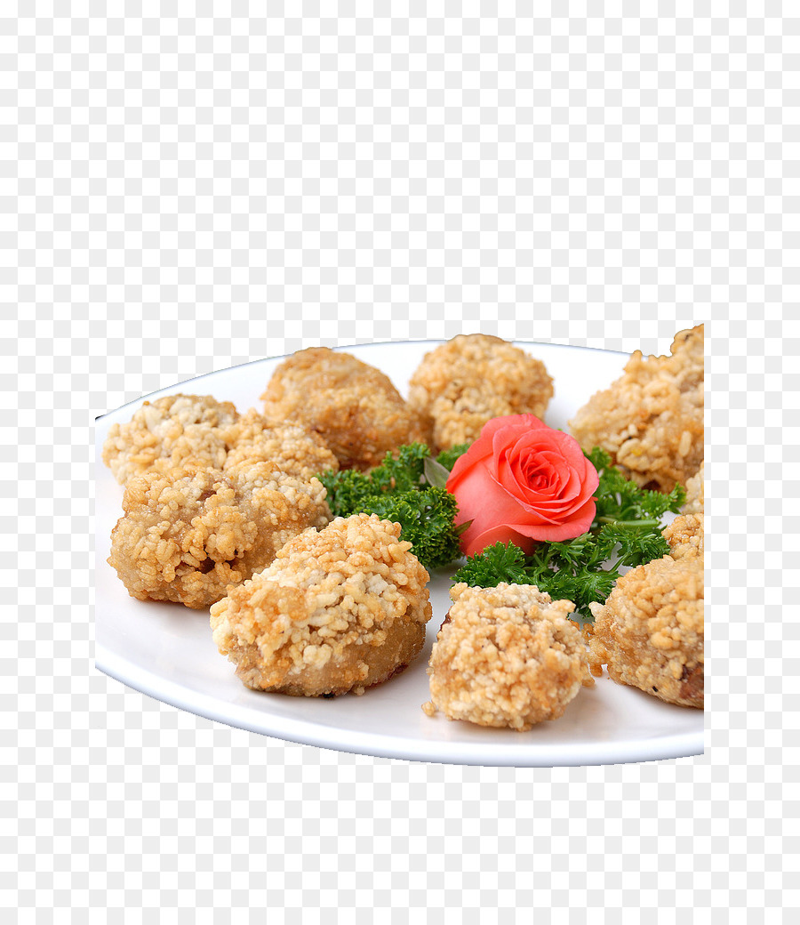 ไก่ Nugget，สีดำ Sesame อเค้กข้าว PNG