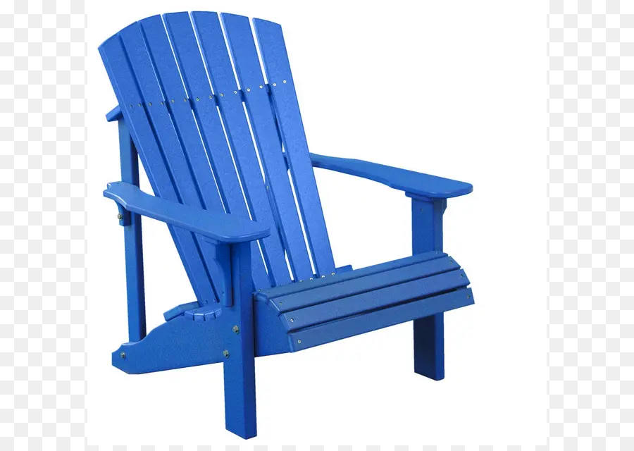 เก้าอี้ Adirondack สีน้ำเงิน，เฟอร์นิเจอร์ PNG