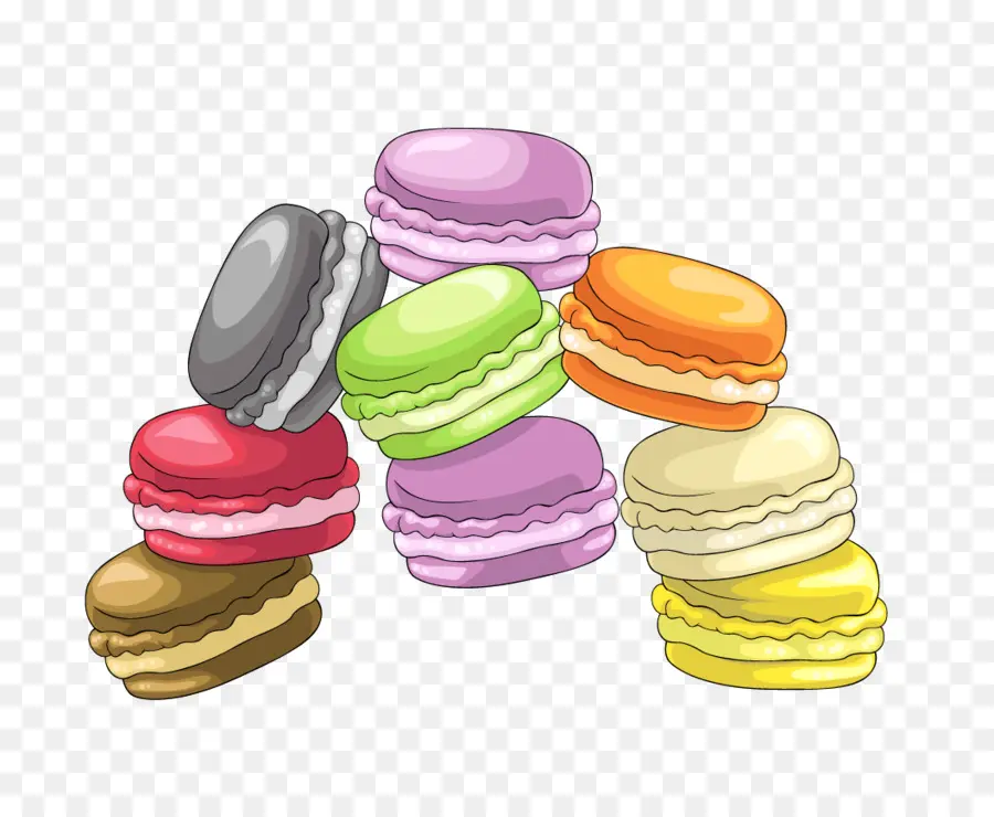 Macarons，ขนม PNG