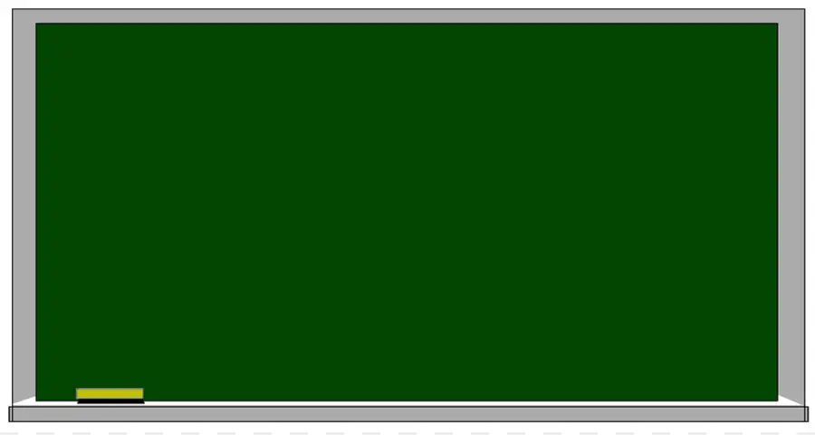 กระดานดำสีเขียว，ชอล์ก PNG