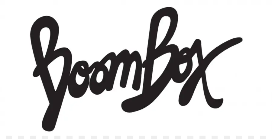 ข้อความ Boombox，โลโก้ PNG