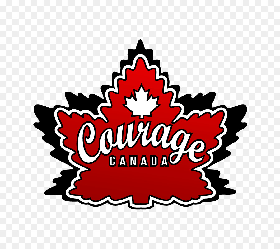 โลโก้ Courage Canada，ใบเมเปิ้ล PNG