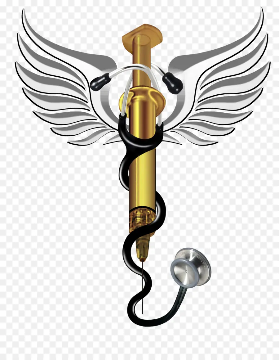 สัญลักษณ์ทางการแพทย์，Caduceus PNG