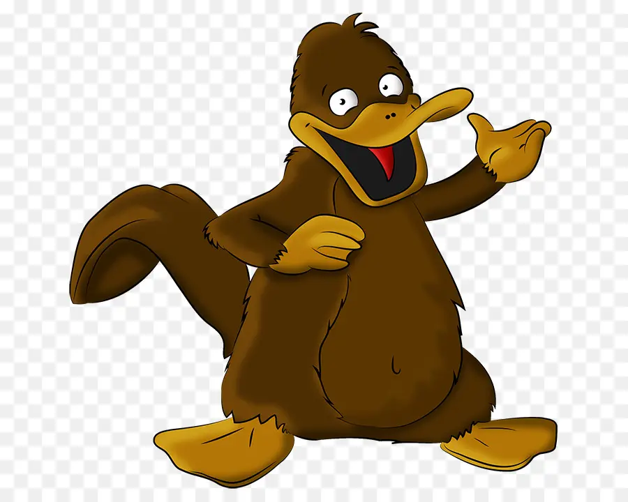 Platypus การ์ตูน，สัตว์ PNG