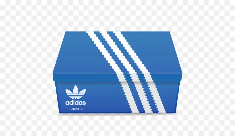 กล่องรองเท้า Adidas สีน้ำเงิน，รองเท้า PNG