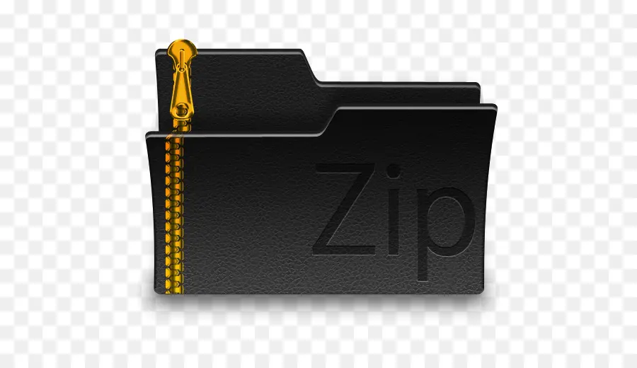 โฟลเดอร์ Zip สีดำ，ซิป PNG