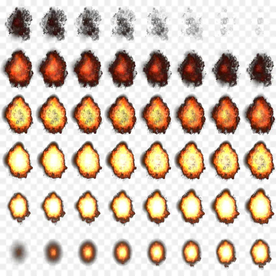 สไปรต์ระเบิด，การเคลื่อนไหว PNG
