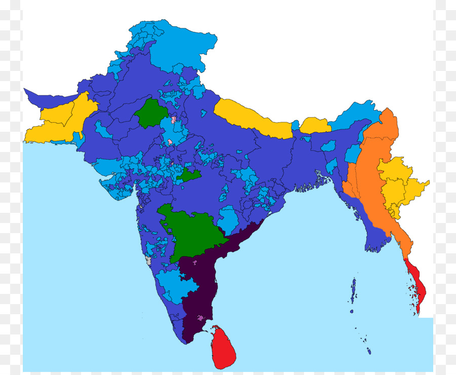 แผนที่สีสันสดใส，ภูมิภาค PNG